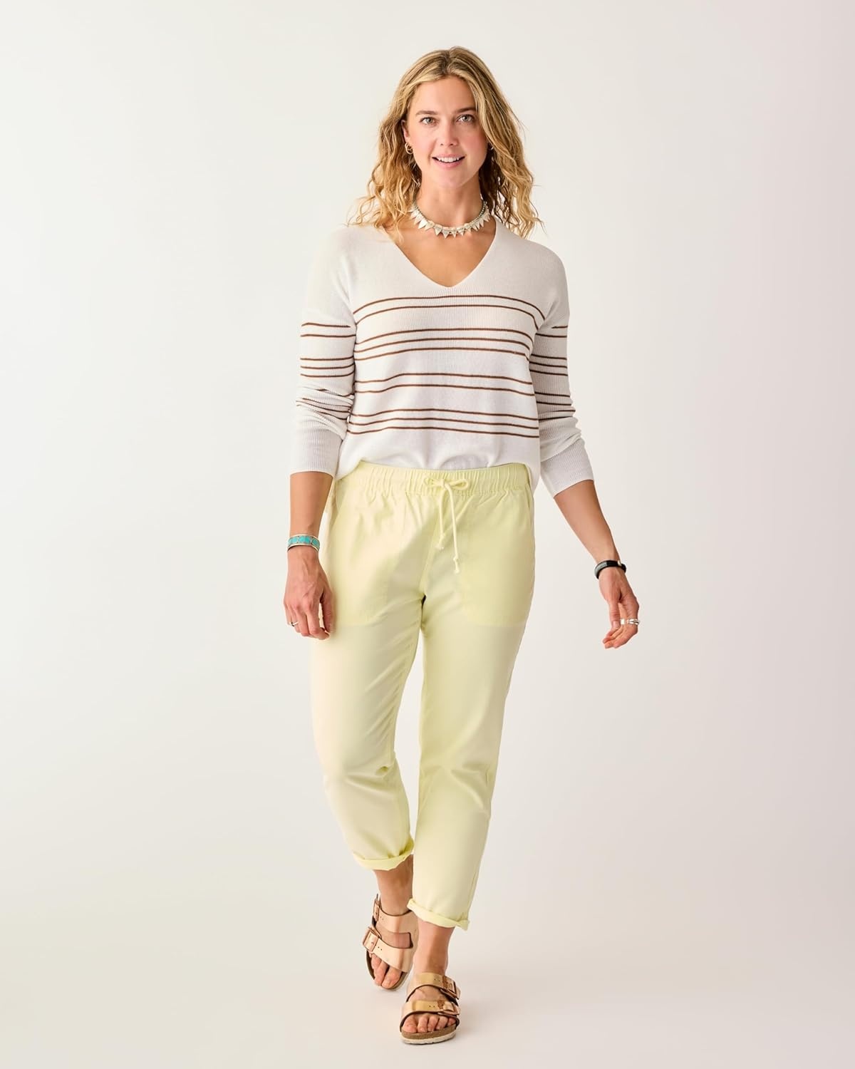 image:imageCarve Designs Womens Zoe Twill PantLight Limeade