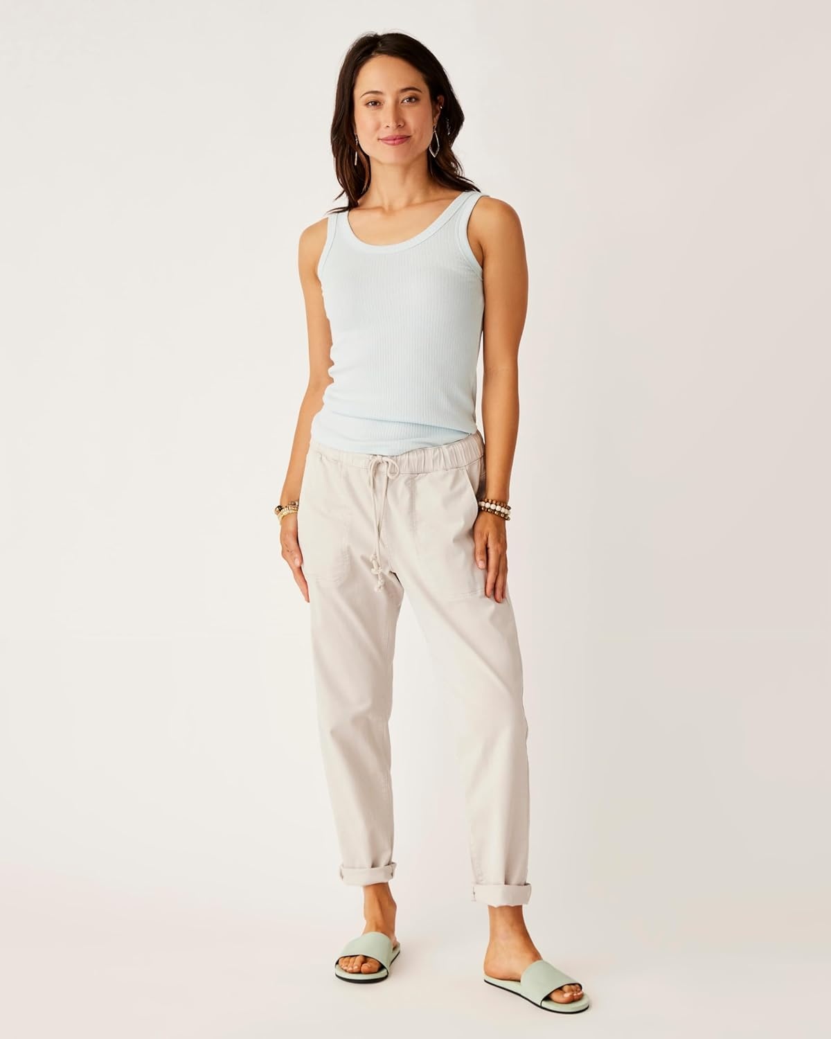 image:imageCarve Designs Womens Zoe Twill PantLunar Rock