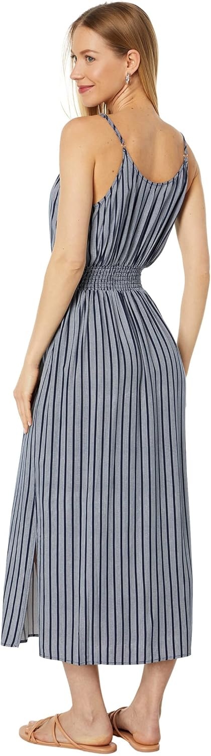 image:imageMacy Dress Black LGNavy Stripe