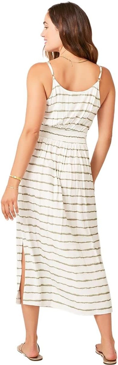 image:imageMacy Dress Black LGOlive Tie Dye Stripe