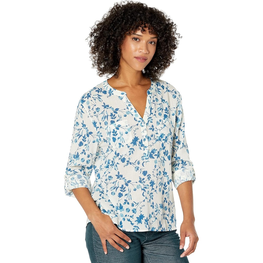 image:imageCarve Designs Dylan Gauze Shirt WomensKodiak Pacifica Blue