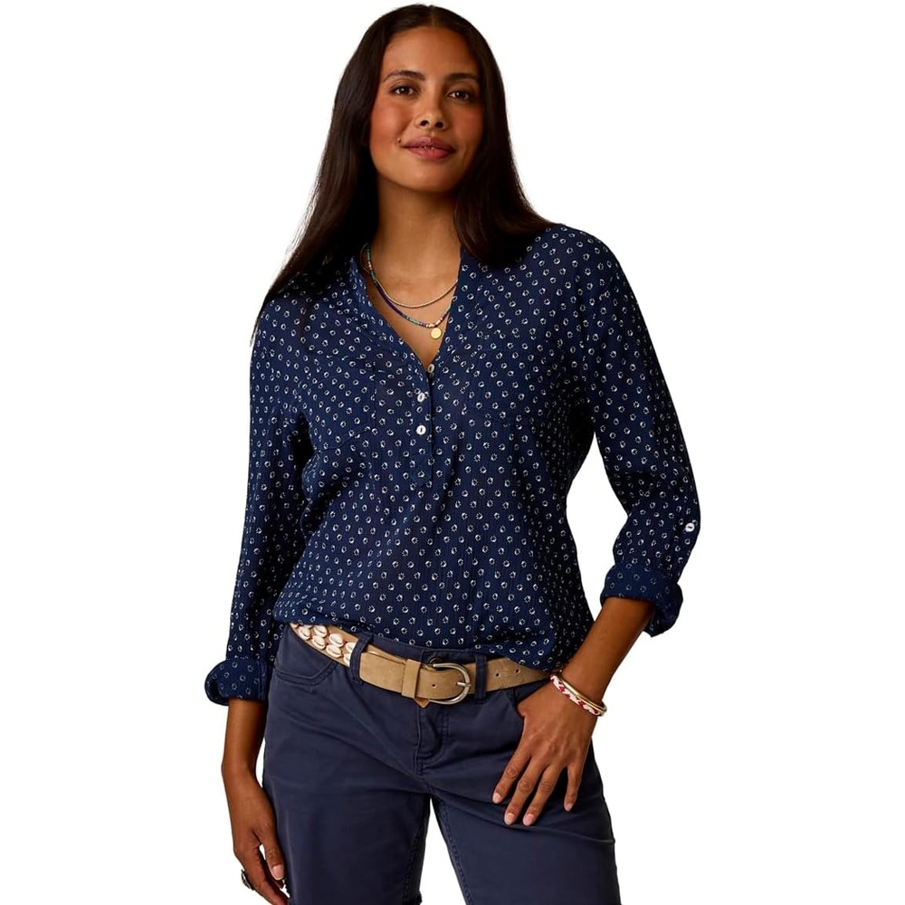 image:imageCarve Designs Dylan Gauze Shirt WomensPetite Bloom