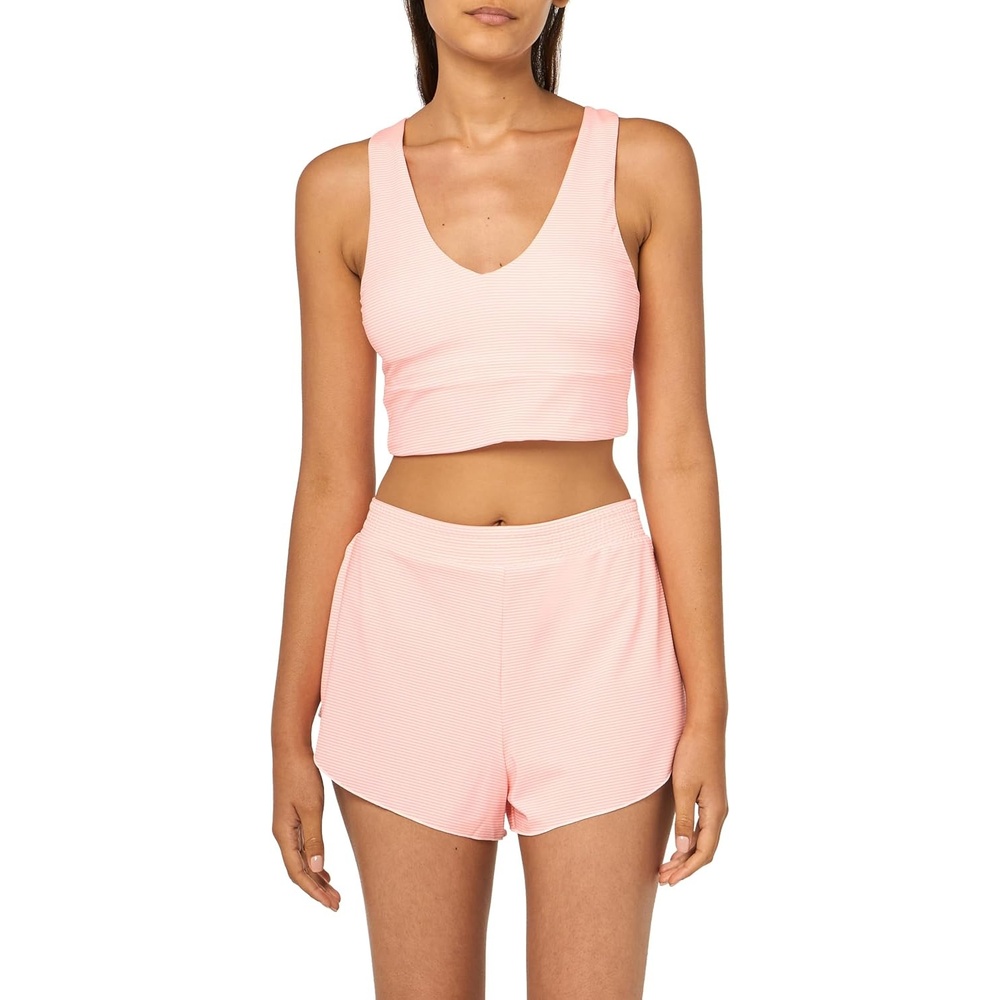 image:imageCarve Designs Tofino Longline Bikini Top for Women VNeck Recycled Fabric Swim Tank Top with Removable Chest PadsNewport