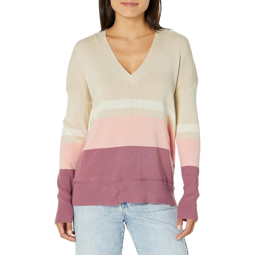 image:imageCarve Designs Womens Aurora SweaterBirch Colorblock