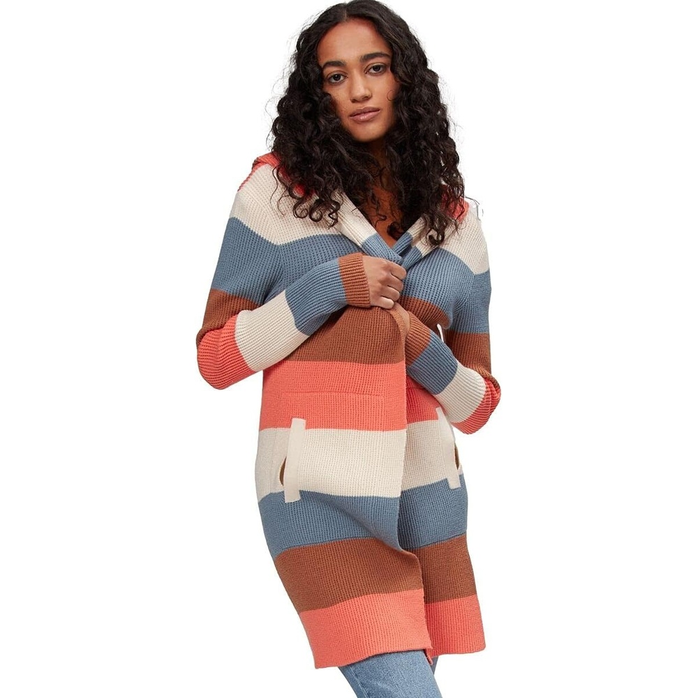 image:imageCarve Designs Womens Durango SweaterCoral Bold Stripe