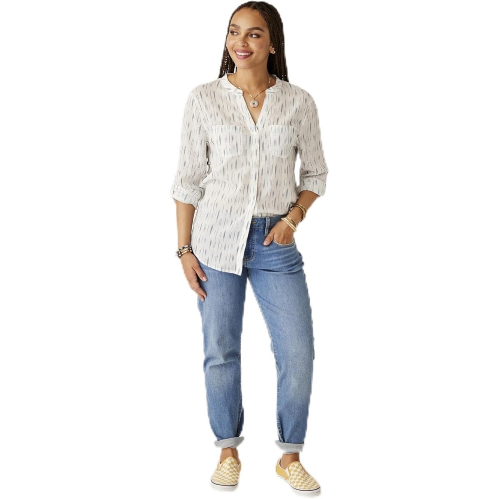 image:imageCarve Designs Womens Dylan Gauze TunicAzul Ikat
