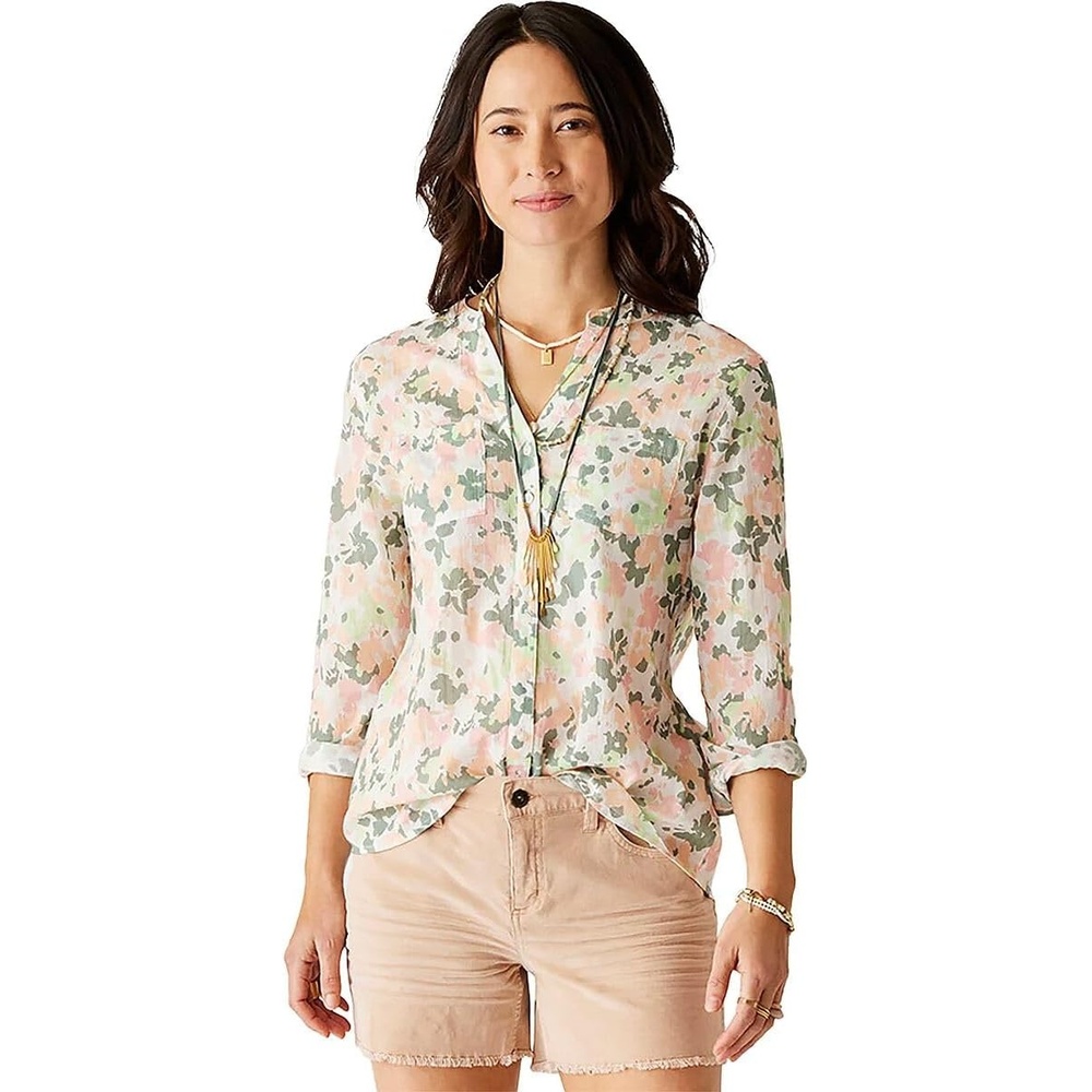 image:imageCarve Designs Womens Dylan Gauze TunicCloud Wildflower
