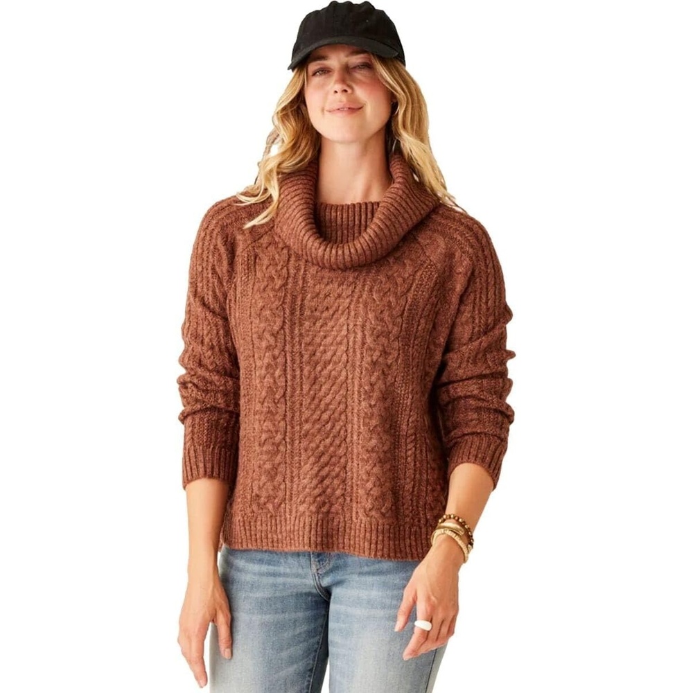 image:imageCarve Designs Womens Field SweaterChocolate Heather
