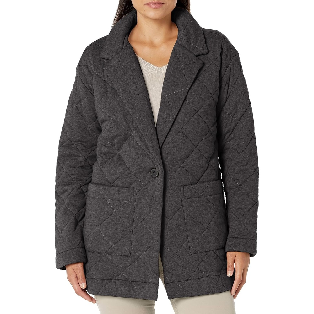 image:imageCarve Designs Womens Maggie Quilted TopperBlack Heather
