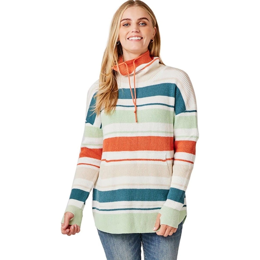 image:imageCarve Designs Womens Rockvale SweaterFrost Multi Stripe