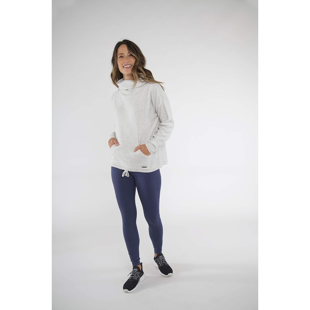 image:imageCarve Designs Womens Rowayton Cowl NeckCloud Heather