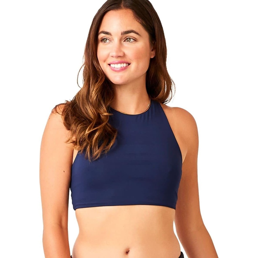 image:imageCarve Designs Womens Sanitas Reversible Top Navy HakuNavy Bayside LGBlackNavy