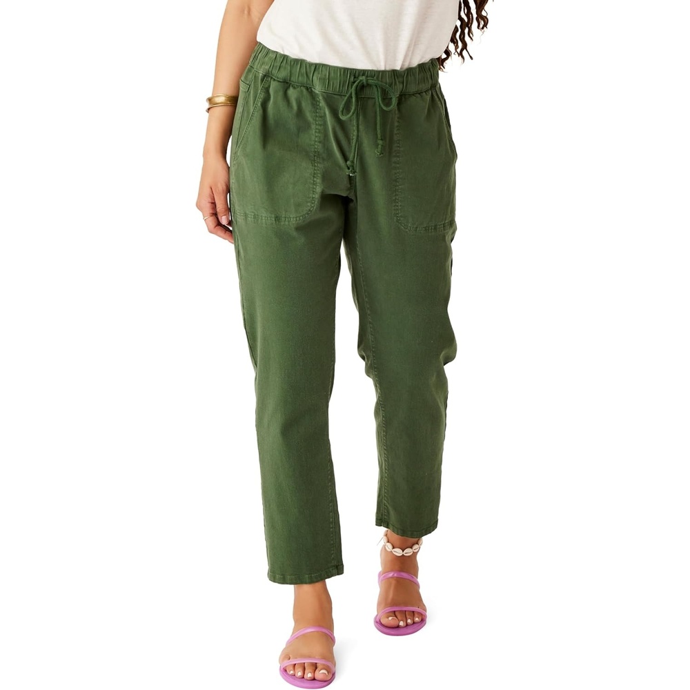 image:imageCarve Designs Womens Zoe Twill PantCilantro