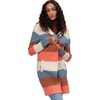 Coral Bold Stripe