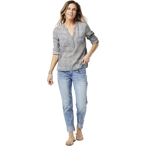 Carve Designs Dylan Gauze Shirt – Women’s(Black Stripe)