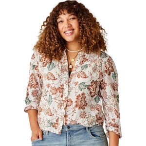 Carve Designs Dylan Gauze Shirt – Women’s(Cloud Taj)