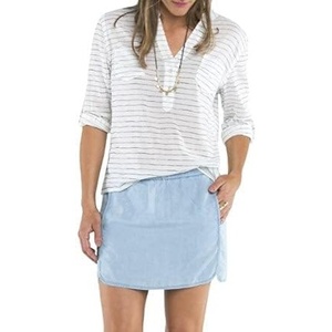 Carve Designs Dylan Gauze Shirt – Women’s(Foam Stripe)
