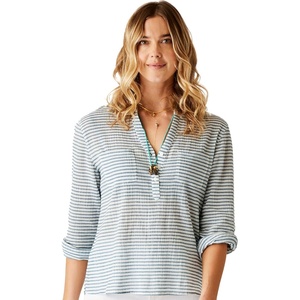 Carve Designs Dylan Gauze Shirt – Women’s(Horizontal Stripe)