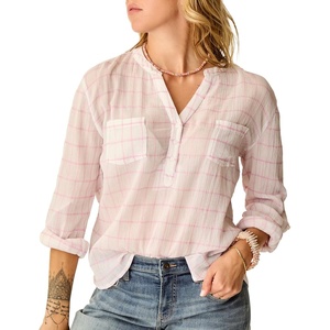 Carve Designs Dylan Gauze Shirt – Women’s(Hot Pink Plaid)