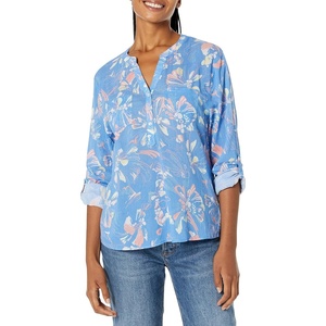 Carve Designs Dylan Gauze Shirt – Women’s(Larkspur)