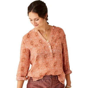 Carve Designs Dylan Gauze Shirt – Women’s(Lt. Henna Paisley)