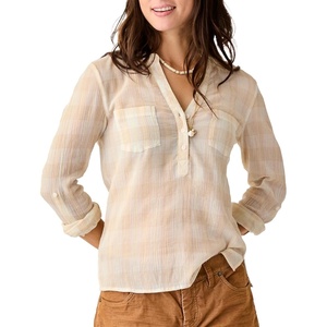 Carve Designs Dylan Gauze Shirt – Women’s(Multiplaid)
