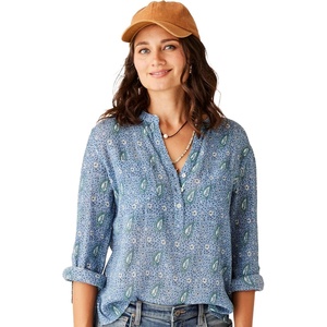 Carve Designs Dylan Gauze Shirt – Women’s(Storm Paisley)