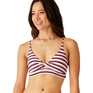 Carve Designs Elba Bikini Top(Zinnia Stripe)