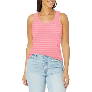 Carve Designs Ever Tank(Grapefruit Stripe)