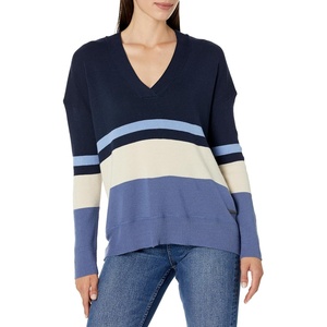 Carve Designs Women’s Aurora Sweater(Navy Colorblock)