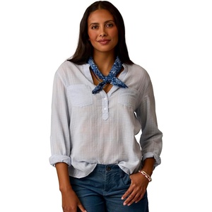 Carve Designs Women’s Dylan Textured Shirt(Arctic)