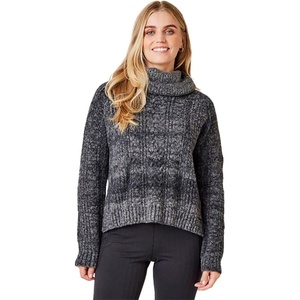 Carve Designs Women’s Field Sweater(Black Heather)