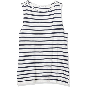 Carve Designs Women’s Robins Tank(Navy Mali Stripe)
