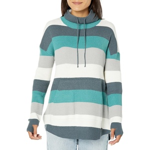 Carve Designs Womens Rockvale Sweater(Wave Rugby Stripe)