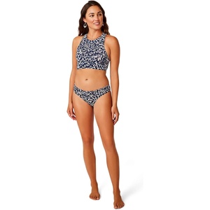 Carve Designs Women’s Sanitas Reversible Top, Navy Haku/Navy Bayside, LG(Alta/Grapefruit)