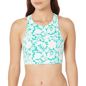 Carve Designs Women’s Sanitas Reversible Top, Navy Haku/Navy Bayside, LG(Felicity/Sea Glass)