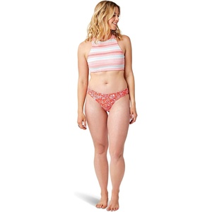 Carve Designs Women’s Sanitas Reversible Top, Navy Haku/Navy Bayside, LG(Lisbon/Lagos)