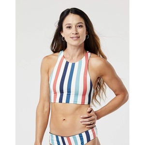 Carve Designs Women’s Sanitas Reversible Top, Navy Haku/Navy Bayside, LG(Nantucket/Mariposa)
