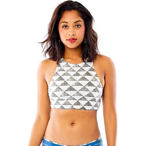 Carve Designs Women’s Sanitas Reversible Top, Navy Haku/Navy Bayside, LG(Olive Triangles – Shibori)
