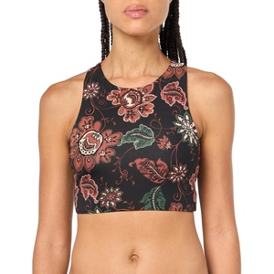 Carve Designs Women’s Sanitas Reversible Top, Navy Haku/Navy Bayside, LG(Taj/Black)