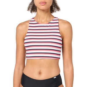 Carve Designs Women’s Sanitas Reversible Top, Navy Haku/Navy Bayside, LG(Zinnia Stripe/Zinnia)