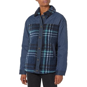 Carve Designs Women’s Vineyard Shacket(Dk. Blue Plaid)