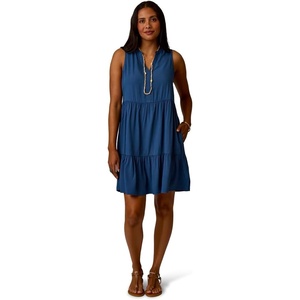 Nellie Dress, Black, LG(Vintage Blue)