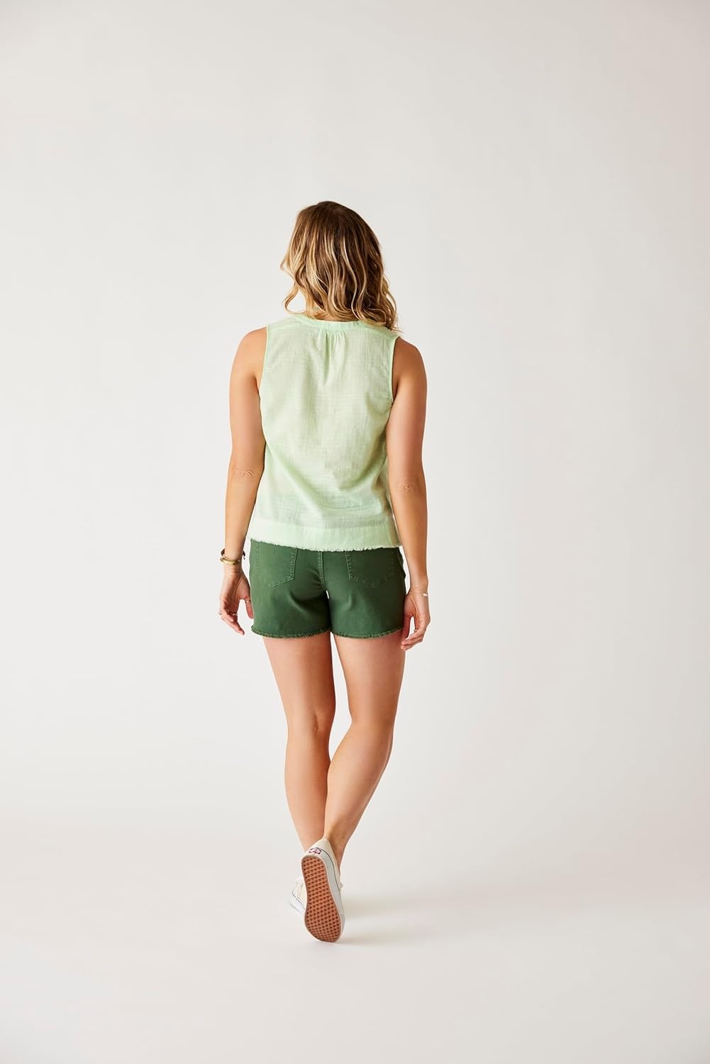 image:imageCarve Designs Womens Dylan Textured TankLime