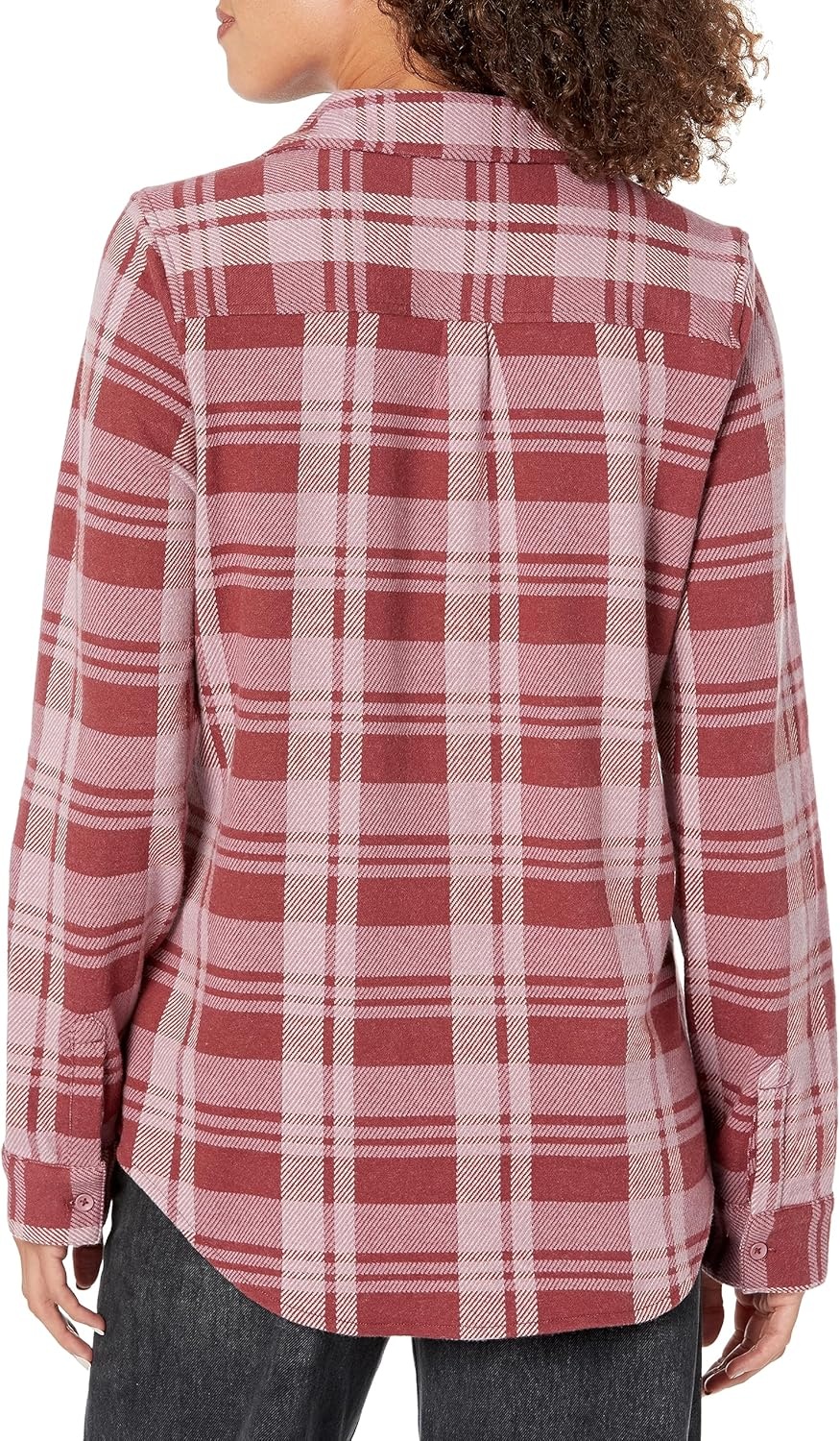 image:imageCarve Designs Womens Fairbanks Supersoft ShirtBrick Plaid