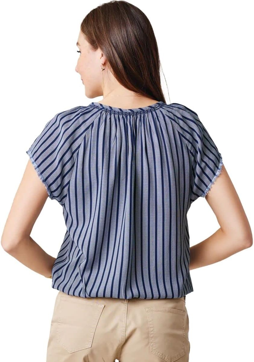 image:imageCarve Designs Womens Lilly TopNavy Stripe