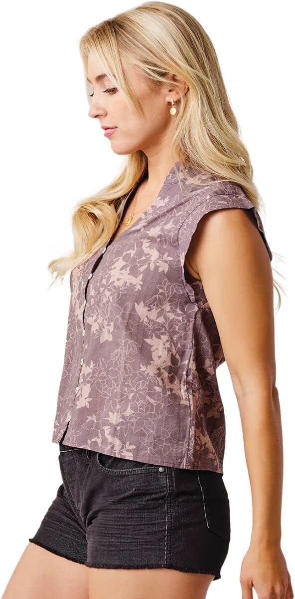 image:imageCarve Designs Womens Reagan TopDark Fawn Floral