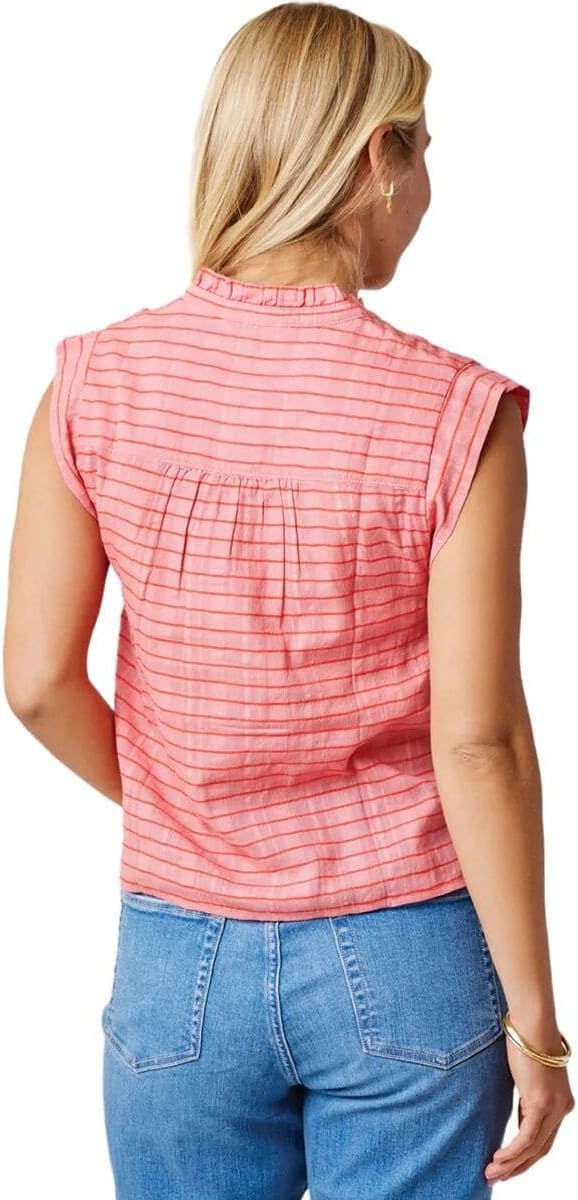 image:imageCarve Designs Womens Reagan TopGrapefruit Harris Stripe