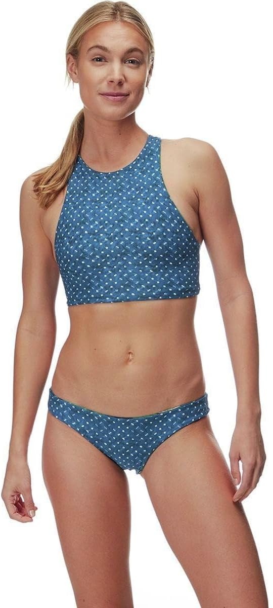 image:imageCarve Designs Womens Sanitas Reversible BottomAzul PalmsShibori Dots