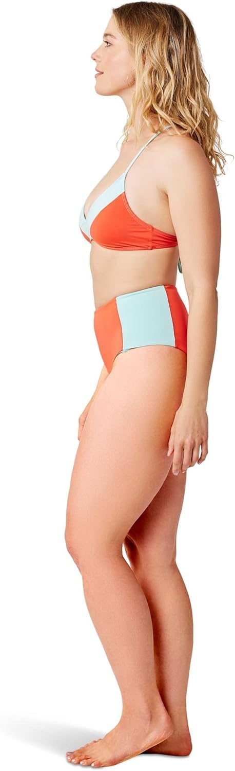 image:imageCarve Designs Womens Standard Erin Colorblock BottomSunsetSeaglass